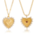 European Heart Pendant Necklace for Women | 316 Stainless Steel | PVD 18K Gold P