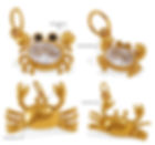 縮圖：Ocean Stainless Steel Charms Wholesale | Shell Starfish Seahorse Whale DIY charm