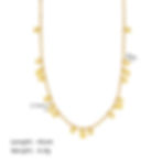 縮圖：Galaxy-Inspired Yellow CZ Teardrop Necklace – Stainless Steel | Custom Logo