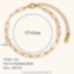 縮圖：Chic 18K Gold Plated Stainless Steel Bead Box & Paperclip Figaro Chain Bracelet