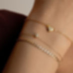 縮圖：Mini Cute Heart Zircon Stainless Steel NecklaceValentines day gift