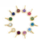 Minimalist New Arrival Birth Flower Charms DIY Jewelry necklace pendant 的副本