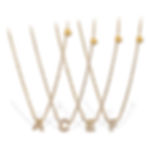 縮圖：DIY Heart Letter Necklace – 18K Gold Plated Stainless Steel