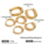 縮圖：Ractagular hoop classic hoop cz hoop earrings stack earrings