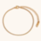 縮圖：Chic 18K Gold Plated Stainless Steel Bead Box & Paperclip Figaro Chain Bracelet