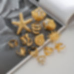 縮圖：Ocean inspired stainless steel starfish shell ring collection