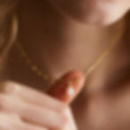 縮圖：Romantic pearl bead chain necklace