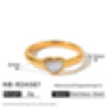 縮圖：Cat eye stone and zircon stainless steel rings with 18K PVD gold plating for custom jewelry brands
