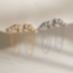 縮圖：colorful stainless steel zircon tassel earrings collection