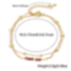 縮圖：Bohemian Double-Layer Natural Stone Beaded Bracelet – Custom Logo | 16+5cm Adjus