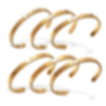 Ocean Zircon Open Cuff Bracelet – Statement Jewelry Collection
