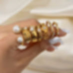 Pearl stainless steel jewelry combining natural pearls and 316L stainless steel