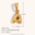 縮圖：26 letter mini pendants for necklace and bracelet DIY Jewelry