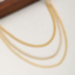 縮圖：Iced Out Layered Blade & Cluster Chain – 3-in-1 Stainless Steel Hip Hop Necklace