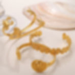 縮圖：Stainless Steel Starfish Shell Adjustable Cuff Bracelet | Custom Logo Ocean Jewe