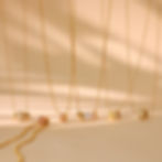 縮圖：18K Gold Stainless Steel Pink Zircon Rolling Ring Necklace – Sweet Style necklac