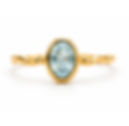adjustable oval gemstone ring