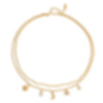 縮圖：Moon Devil Eye White Zircon Stainless Steel Necklace