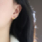 縮圖：Drop stud earrings