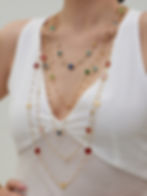縮圖：Stainless Steel Clover Zircon Jewelry Set – Necklace, Bracelet & Earrings