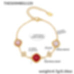 縮圖：Stainless Steel Clover Zircon Jewelry Set – Necklace, Bracelet & Earrings