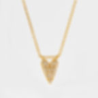 縮圖：Cross-Border Exclusive Stainless Steel Polished Choker Necklace with Heart-Shape