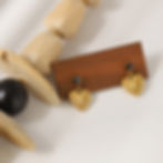 縮圖：Texture Heart stud earrings