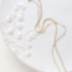 縮圖：bean chain and bone  chain two layer necklace