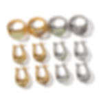 316L hypoallergenic stainless steel earrings