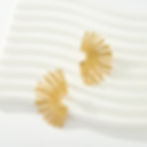 縮圖：Textured  Earrings – Custom Stainless Steel Design Available