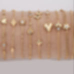 縮圖：Adjustable Heart sun sta Charm Bracelet – 18K Gold Vacuum-Plated Stainless Steel