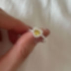 縮圖：A Sweet Whimsical Heart: Textured Adjustable Ring in Sunny Yellow