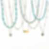 Turquoise Combination Stainless Steel Necklace – Mini Pendant Summer Jewelry