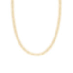 Firwork paper clip dainty necklace