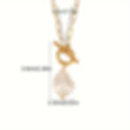 縮圖：Baroque drop pearl necklace