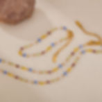 縮圖：Dopamine-Inspired Colorful Beaded Necklace & Bracelet Set – Stainless Steel