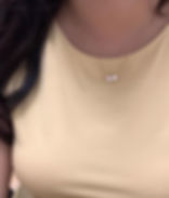 縮圖：Affordable Luxury 18K Gold-Plated Teardrop Double Zircon Necklace chocker chain