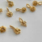 縮圖：Minimalist New Arrival Birth Flower Charms DIY Jewelry necklace pendant