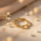 縮圖：Hollow Woven Gold Stacking Rings | Light Luxury Thin Band Pinky Rings | Daily