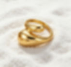 縮圖：Open zircon ring with 18K PVD gold plating