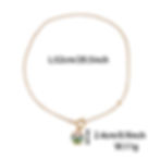 縮圖：Oil Painting Tulip Geometric Necklace – Stainless Steel & Vacuum-Plated High-End