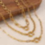 縮圖：Multi-Style 18K Gold Plated Stainless Steel Chain Necklace – Twisted Rope, Snake