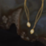 縮圖：Olive cubic zirconia necklace