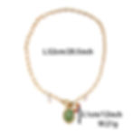 縮圖：Oil Painting Tulip Geometric Necklace – Stainless Steel & Vacuum-Plated High-End