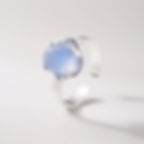 縮圖：Onyx Ring with Irregular Oval Shape, Adjustable Band for a Soft Aesthetic