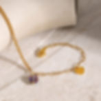 縮圖：heart double layer anklet custom stainless steel bracelet