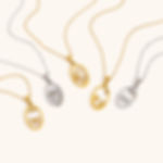 Zodiac Shell Pendant Necklace 18K Gold PVD-Plated Stainless steel necklace
