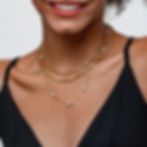 縮圖：Triple layers pearl necklace