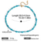 縮圖：Turquoise Combination Stainless Steel Necklace – Mini Pendant Summer Jewelry