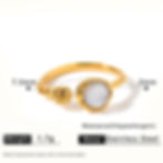 縮圖：Cat eye stone and zircon stainless steel rings with 18K PVD gold plating for custom jewelry brands
